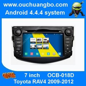 China Ouchuangbo android 4.4 Toyota RAV4 2009-2012 autoradio dvd gps S160 USB SD 1024*600 swc factory