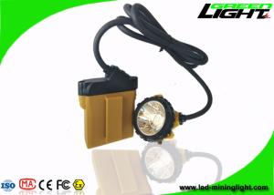 China Customized Color Mining Cap Lights 25000lux 10.4Ah Battery IP68 Waterproof PC Housing factory