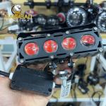 40 Watts 50 Watts Full Metal Red Devil Eyes White Yellow Dual Color Motorcycle