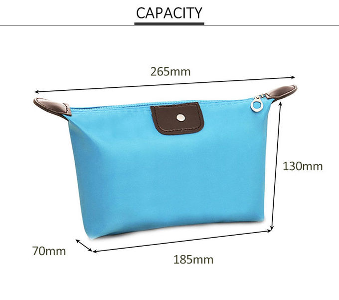 High Quality Customizable Polyester Fashion Style Nylon Pouch Bag