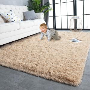 China 2024 Fluffy Carpets for Kids Room Bedroom Nursery Cushioned and Logo Customized Logo factory