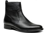 Classic Fashion Mens Leather Dress Boots Normal Size Black High Top Boots For