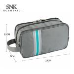 Pure Color Promotional Zipper Polyester Wash Bag