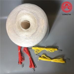 China Hanging Raw White Tomato Tying Twine With Hook 100% Polypropylene For Agricultural factory