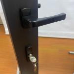 Durable PVC Hinged Door Elegant Bathroom Klitchen Adjusting Upvc Doors