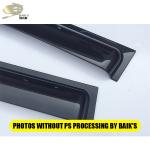 PMMA Auto Vent Shades Dark Auto Window Rain Guards 2007-2020 For Mitsubishi