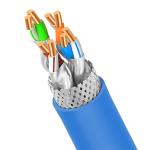 1000Ft CAT8 SFTP 22AWG Blue PVC Jacket 40Gbps High Speed Ethernet Cable