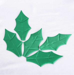 China Satin Christmas Party Crafts Green Elegant Christmas Decorations Outdoors factory