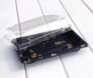 China Stackable Disposable PS Plastic Sushi Container factory