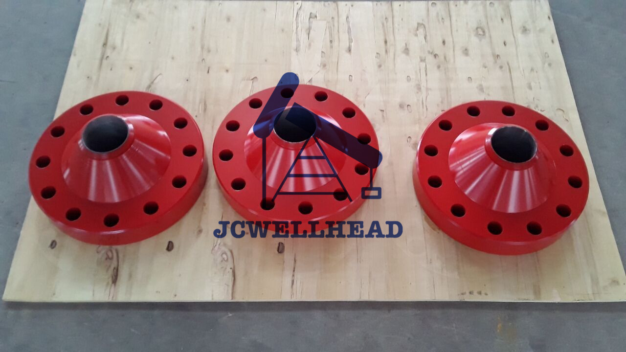 Weld Neck 2 1/16" 5000psi RTJ Wellhead Adapter Flange