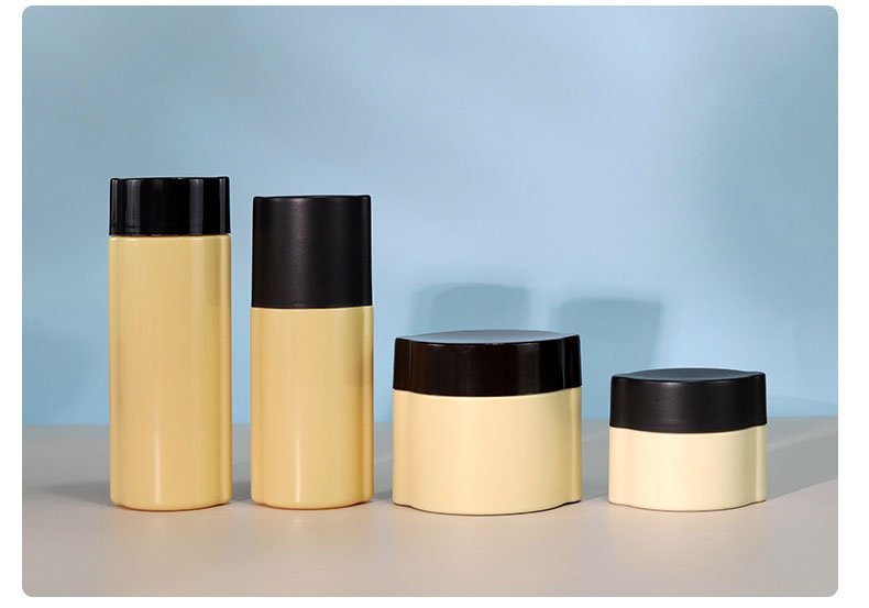 Plastic Cosmetic Bottles 160ml 120ml 130g 50g Skincare Lotion Bottle Durable PET Material