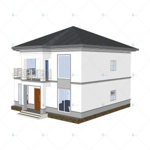 China Luxury Villa - (QB15) Sturdy Durable Steel Structure Prefab Model House Building Plans Designs factory