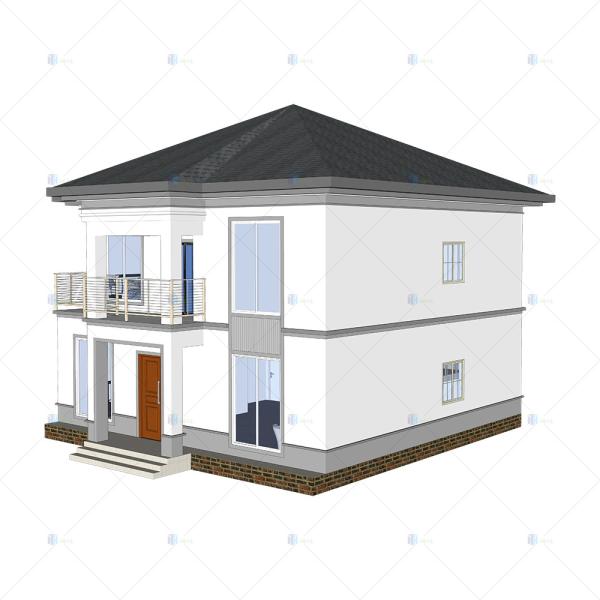 Luxury Villa - (QB15) Sturdy Durable Steel Structure Prefab Model House Building