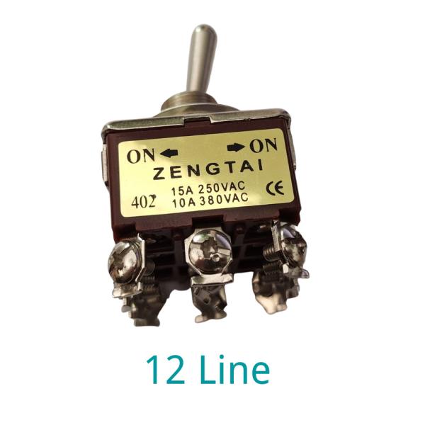 Excavator Standby Switch For ERPILLAR E320B E320C 15A 250VAC 10A 380VAC 12 Pin