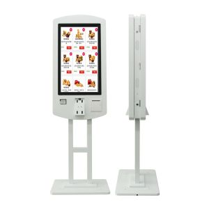 Double Sided Self-Service Payment Terminal Kiosk With QR Scanner POS Brackets