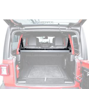 China Jeep Wrangler Deformable Tailgate Inside Table Outdoor Cargo Storage Rack Shelf for Jeep Wrangler factory