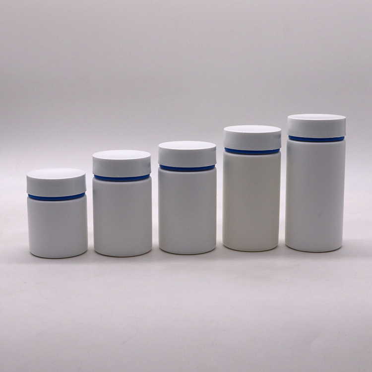 Customized Color PE Caps Two Layer Solid Supplement Container for 175ML Pill Bottle