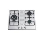3 Burner Stainless Steel Built In Gas Cooktop Kitchen Appliance Gas Stove