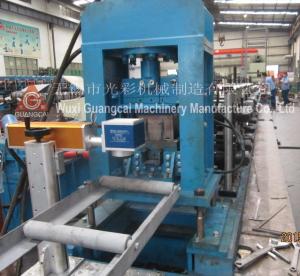 China Post Stiffener Guardrail Roll Forming Machine W Beam Heavy Gauge Forming factory