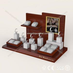 China Hot sale wholesale red acrylic jewelry display props, jewelry display stand factory