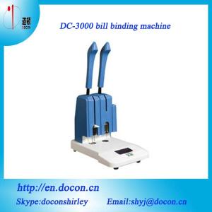 China DC-3000 manually bill binding machine factory