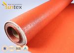 High temperature fabric cloth Silicone rubber coated fiberglass cloth high