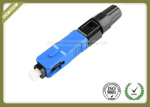 China Professional Fiber Optic Accessories SC UPC SM MM Fiber Fast Connector 52~55mm Length factory
