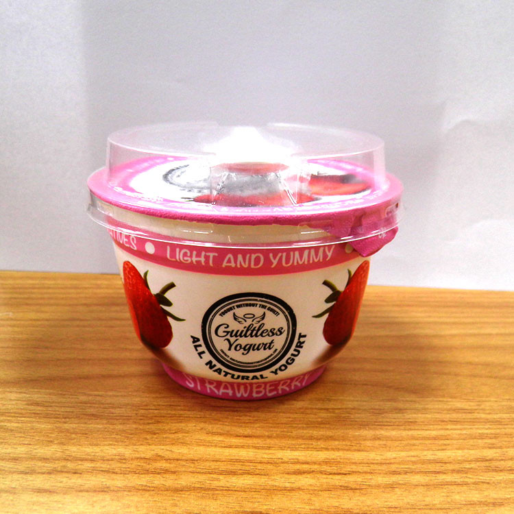 plastic yogurt cup 230ml 198g 95mm top size