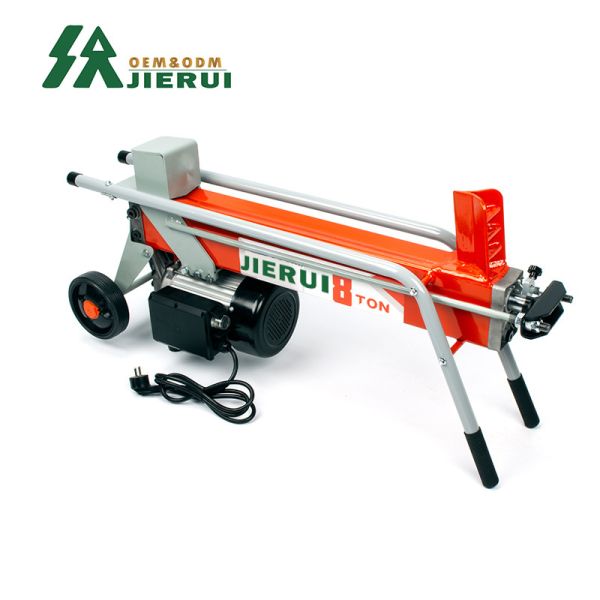 China Electric Motor Vertical Wood Splitter For Upside Down Log Splitting In Construction factory