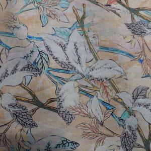 China 100 Percent Viscose Rayon Fabric Plain Printed Woven 30s*141s factory