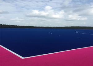 China Artificial Hockey Turf , Artificial Sports Grass Ron Filling Fire Resistant factory