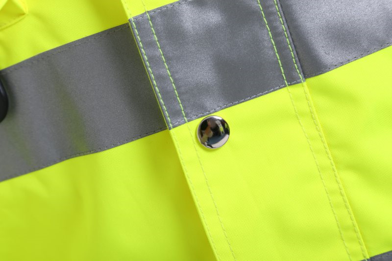 OEM 100% Polyester 300D*300D Oxford Lightweight Hi Vis Jacket For Cold