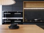 Custom Luxury Wood Grain MDF Moisture-Resistant Frameless Kitchen Cabinets Dubai