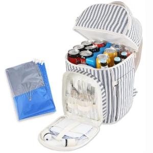 China 2 In 1 Lightweight Insulated Waterproof Leak Proof Lunch Backpack Camping Beach Picnic Cooler Backpack factory