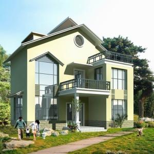 China Australia Standard Light Steel prefab House Kit Modular House with garage packing lot factory