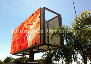 China Double Sided Outdoor LED Screen Advertising Billboards P10 RGB High Brightness factory