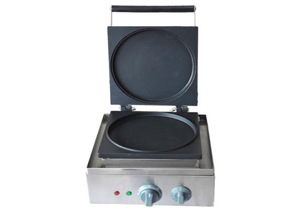 Single Round Cake Donut Maker, Electric Crepe Waffle Making Machine Snack Bar