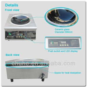 China 5kw Commercial Induction Stove 410*480*210mm With Anti - Oil Feature factory