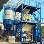 High Performance 10-30 T/h Dry Mix Powder Mortar Plant With Twin Shaft Paddle
