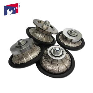 China Nylon Guide Cnc Diamond Router Bits , Practical Diamond Hand Profiler Wheel on sale