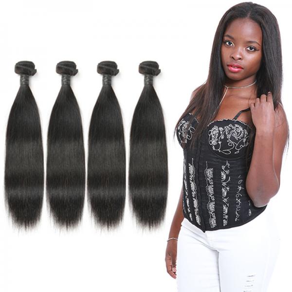 China Non Remy Real Natural Looking Straight Weave No Synthetic Hair OEM Service factory