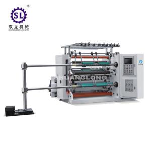 China 380v 50Hz High Speed Slitting Machine for Paper and Plastic Film factory