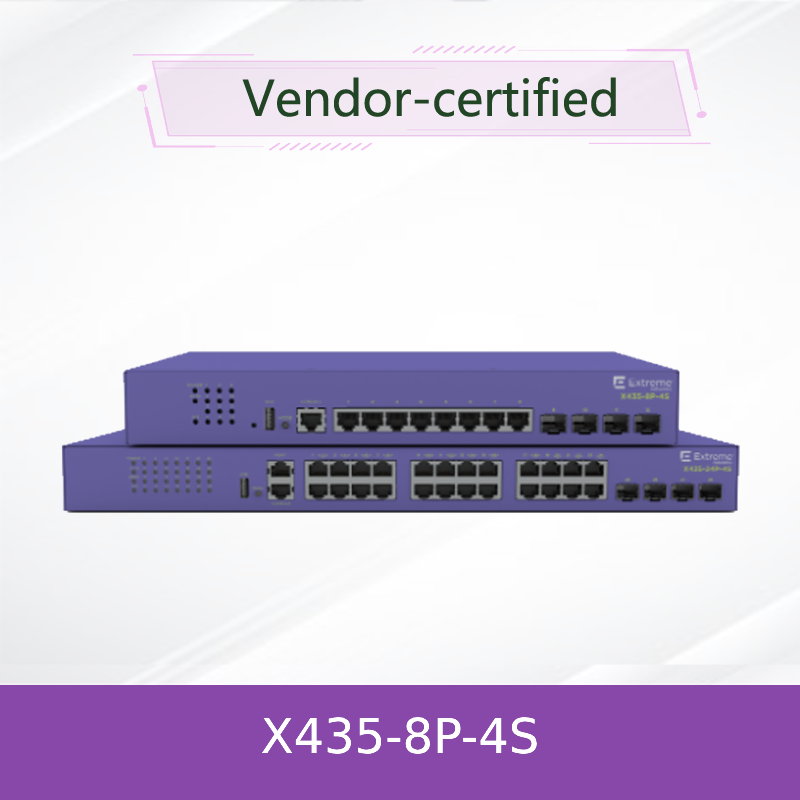 High-Performance Extreme X435-8p-4s Network Switch for Fast Connectivity