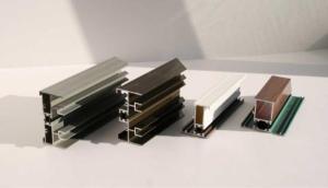 China Wooden Transfer 6000 Series Waterproof Aluminium Alloy Door And Window factory