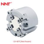 Robotic 4 Jaw Pneumatic Gripper Cylindrical 4mm Opening / Closing stroke