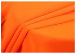 Thin Fluorescent Orange Fabric Cotton Woven Twill 32X21 For Suit Clothing