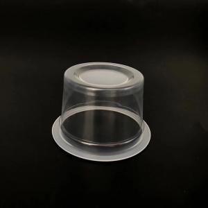 China 100ml 3.5oz Disposable Plastic Sauce Cups Transparent Yogurt Parfait Plastic Cups factory