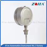 SS Dial Temperature Gauge , Shock Proof Bimetallic Expansion Thermometer