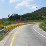 Highway Traffic Safety Rotary Barrier EVA Roller Cushion for Roadway Guardrail