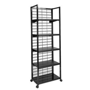 China Metal Retail Shelving Solutions With Wheels factory